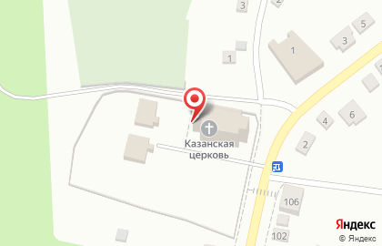 Храм в честь Казанской иконы Пресвятой Богородицы на Казанской улице на карте