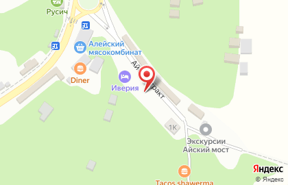 Бар Точка в Барнауле на карте