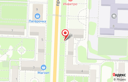Магазин мясной продукции Ариант на проспекте Макеева на карте