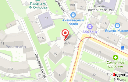 Роза на Ильинской улице на карте