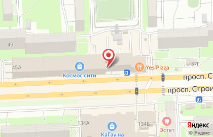 Банкомат Промсвязьбанк на проспекте Строителей, 45а на карте