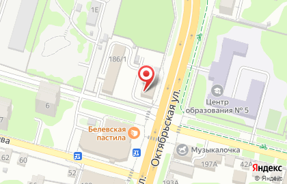 Уютный сад на Октябрьской улице на карте