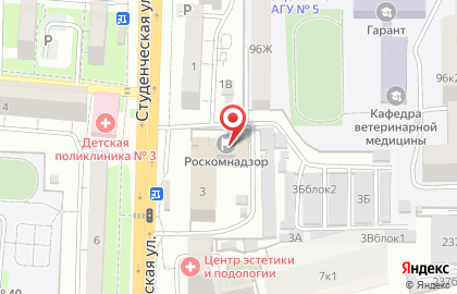 Управление Федеральной службы по надзору в сфере связи, информационных технологий и массовых коммуникаций по Астраханской области на карте