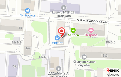 МОСВЕТ / MOSVET Ветеринарная клиника на карте