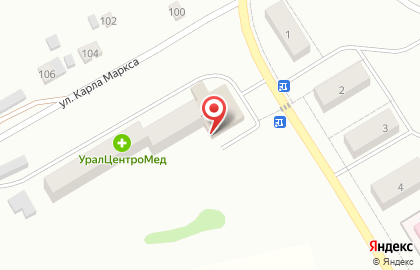 Магазин Все для школы на улице Карла Маркса на карте
