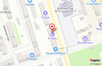 Интернет-провайдер Р-Лайн на карте