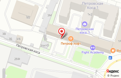 Судоходная компания Иволга на Крестовском острове на карте