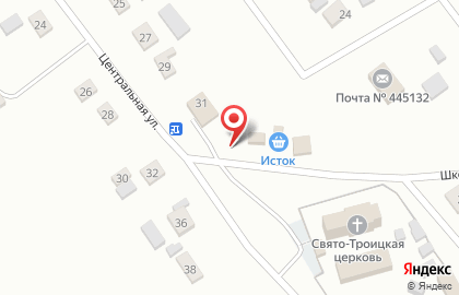 Центральный на Центральной улице на карте