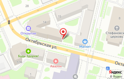 Инвестиционная компания Финам на Октябрьской улице на карте