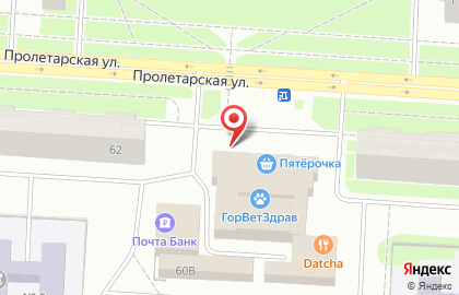 Булочная Золушки магазин и киоск хлебобулочных изделий на Пролетарской улице на карте