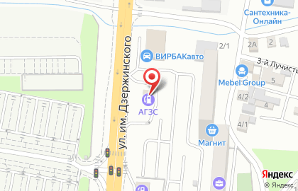 Магазин и автосервис VIRBACauto в Краснодаре на карте