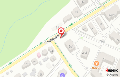 Строительная компания КСК на Ольховой улице на карте