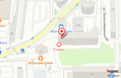 Магазин детской одежды Лунтик на Автомобильной улице на карте