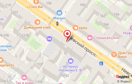 Кредит Европа банк в Санкт-Петербурге на карте