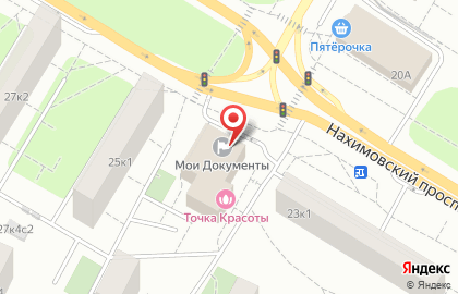 Магазин фастфудной продукции Кебаб Хаус на Нахимовском проспекте на карте