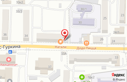 Кафе-бар Натали в Горно-Алтайске на карте