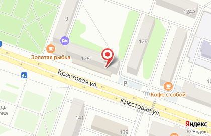 Аптека Витаминка на Крестовой улице на карте