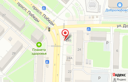 Телекоммуникационная компания МТС на проспекте Победы на карте