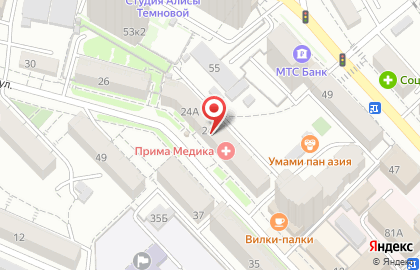 Сеть минимаркетов Ёё на Владивостокской улице на карте