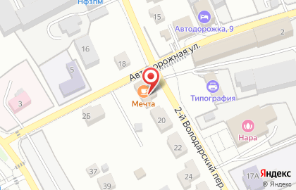 Кафе Мечта в Москве на карте