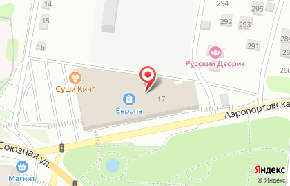 Фирменный салон Мегафон-Ритэйл в Железнодорожном районе на карте
