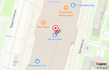 Ювелирный магазин 14 Карат в Приморском районе на карте