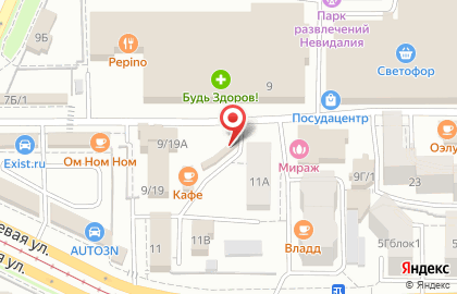 Киоск фастфудной продукции Заправка в Октябрьском районе на карте