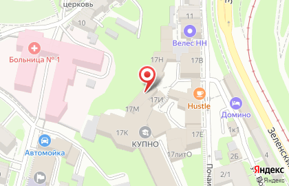Мебельная компания Зебра в Нижегородском районе на карте
