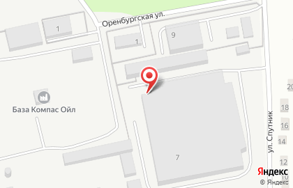 Компания по производству насосного оборудования Unipump на Оренбургской улице на карте