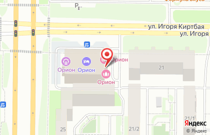 Сауна Orion на карте
