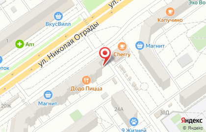 Магазин разливного пива в Тракторозаводском районе на карте