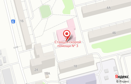 Сургутская городская клиническая станция скорой помощи в Сургуте на карте