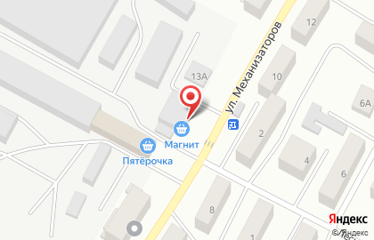 Продуктовый магазин Долька на улице Механизаторов на карте
