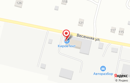 Компания КировТент на карте