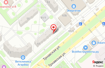 Кафе Лоза на Трнавской улице на карте