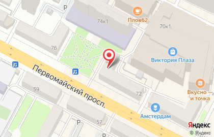 Магазин тканей Лис на карте