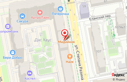 Пивторг на Степана Разина на карте
