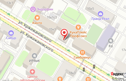 Магазин детских обоев Funny Wall на улице Кржижановского на карте