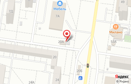 Кафе-бар Летучая мышь в Автозаводском районе на карте