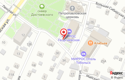 Гостиница Георгиевская на карте