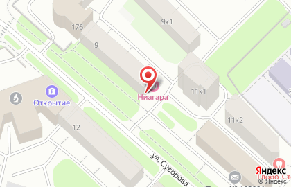 Торговая компания МедикА на улице Суворова на карте