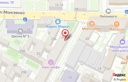 Торговая компания ЭТМ на площади Александра Невского I на карте