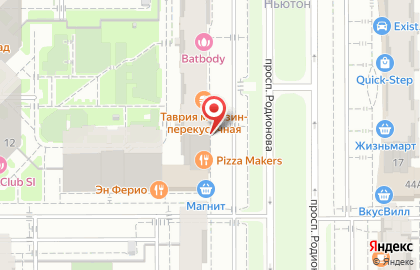 Пиццерия Pizza Makers в Центральном районе на карте