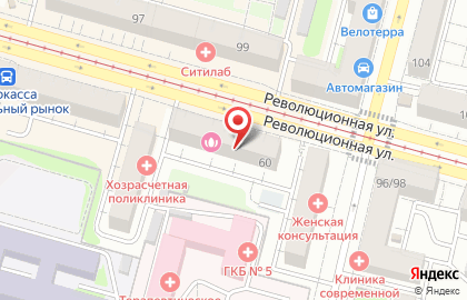 Союз на Революционной улице на карте