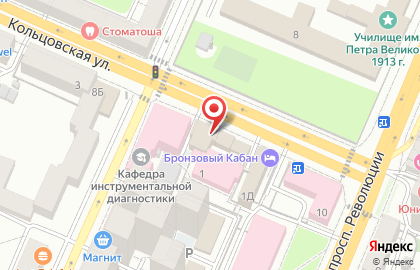 Аптека Семь дней на Кольцовской улице на карте