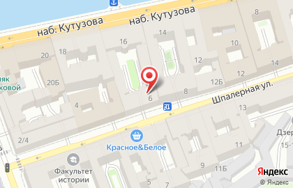 Ателье по Ремонту и Пошиву Одежды на Шпалерной улице на карте