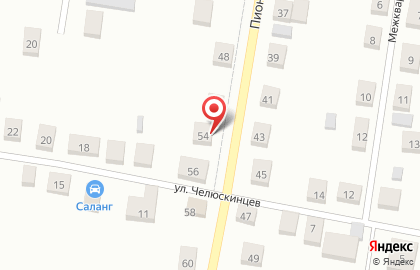 Магазин Беркут на Пионерской улице на карте