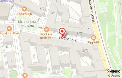 Апарта-отель Гости Любят в Петроградском районе на карте