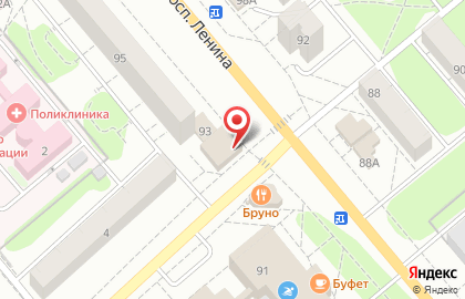 Магазин жидких обоев и декоративной штукатурки ДекорСтен на проспекте Ленина на карте