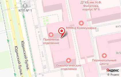 Московский многопрофильный клинический центр «Коммунарка» на карте